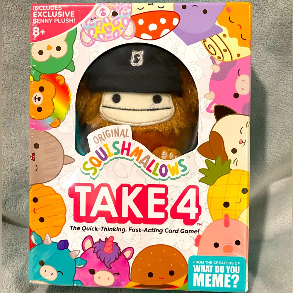 Squishmallow Take 4 game with exclusive BENNY!!